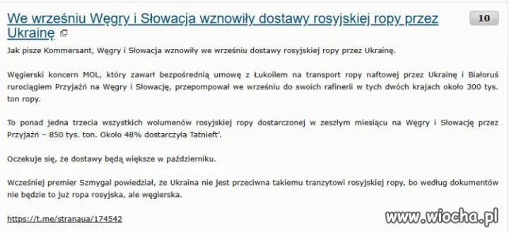 Za to Polska wprowadza