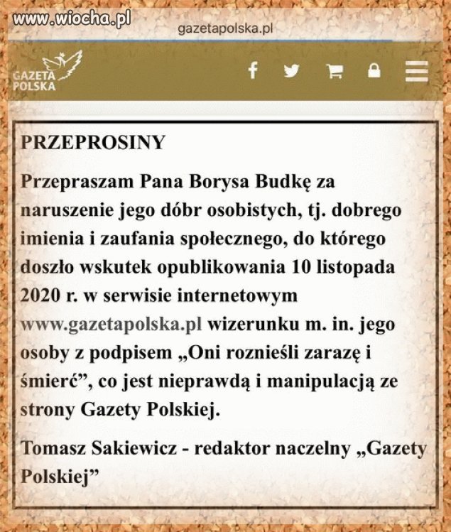Spasiony wieprz przeprasza po raz kolejny