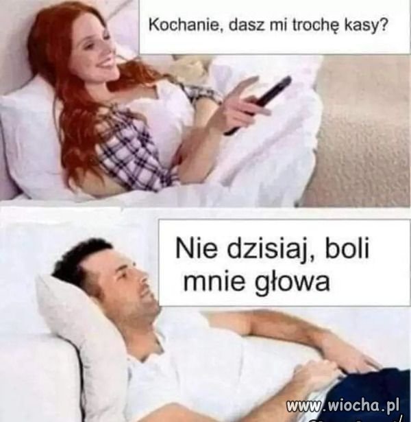 Boli mnie głowa.
