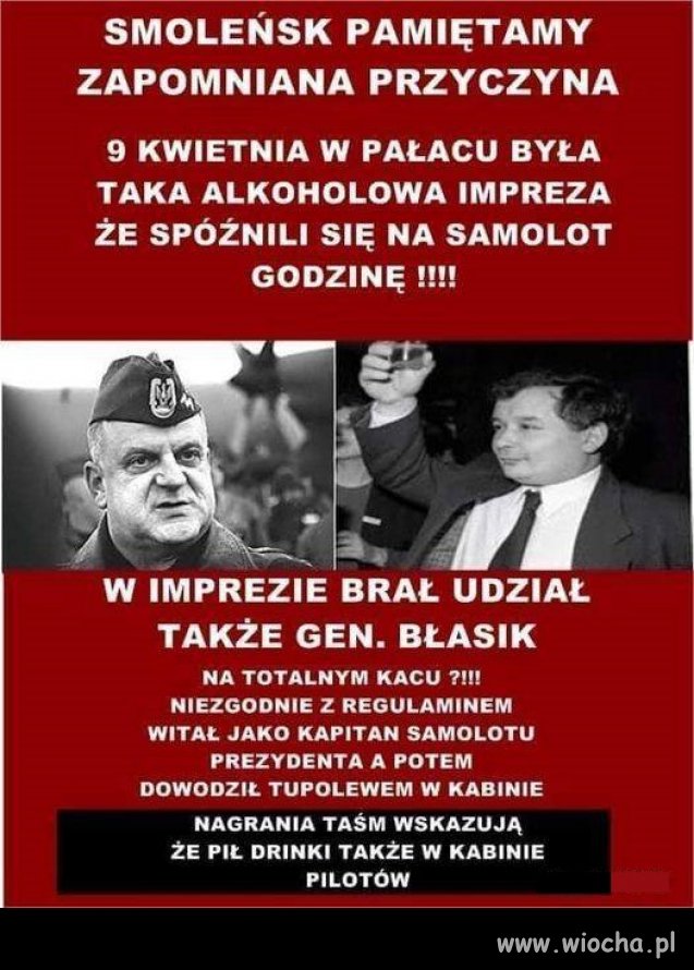 Taka była imprezka, że do dziś się Polakom ...
