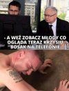 Ogląda takie rzeczy, o które żona nie jest ...