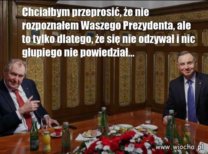 Tak było na proputinowskiej biesiadzie u Zemana 