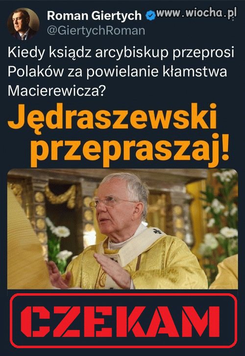 Przeproś ty katabasie pier...