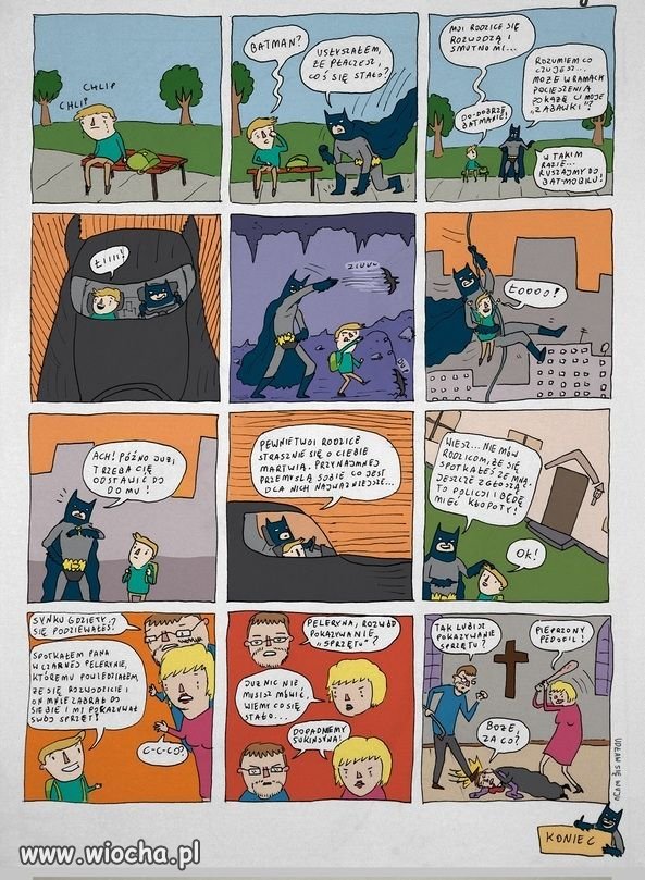 Krótki komiks.