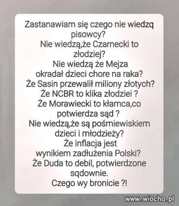 PiSiaki nie widzą, nie słyszą, nie mówią ...