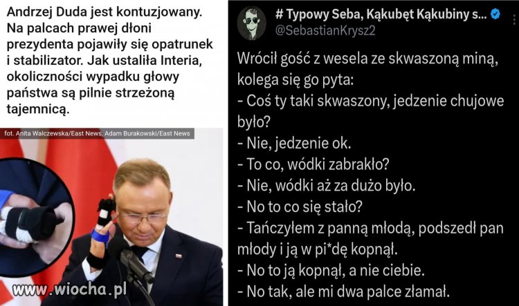 Połączone całkiem przypadkowo. 