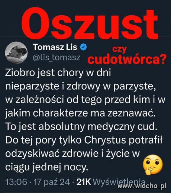 Cuda, normalnie cuda