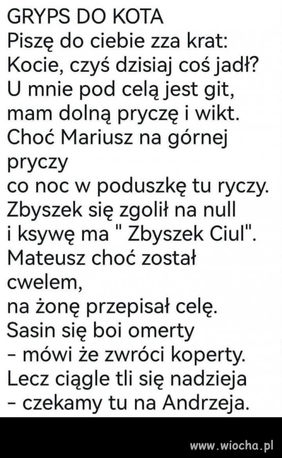 Już wkrótce. Poezja zza krat. Przechwycone ...