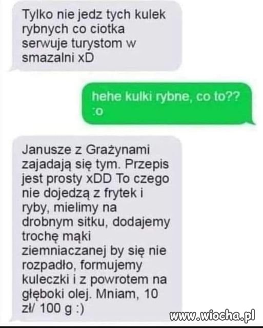 Lokalne przysmaki dla warszafki
