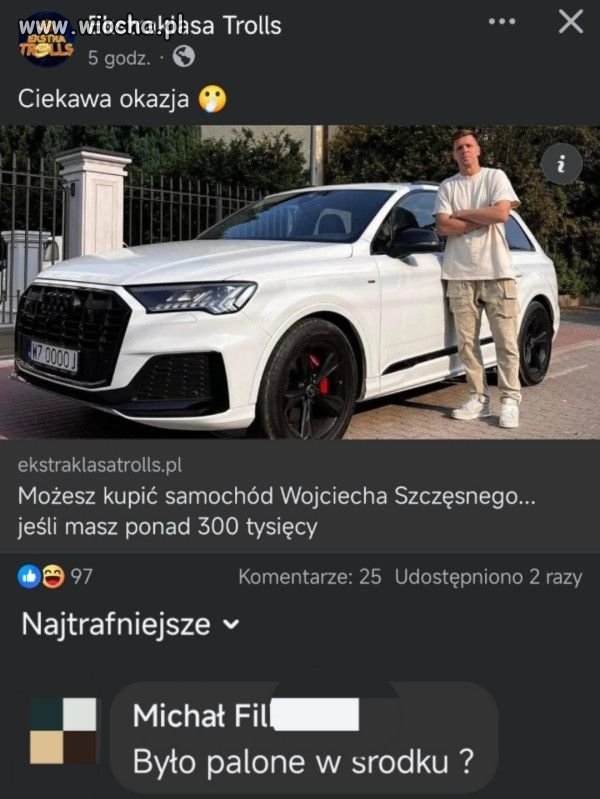 Zimówki też dorzuca.   