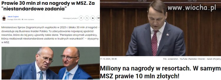 Aż 10 milionów za czasów Tuska