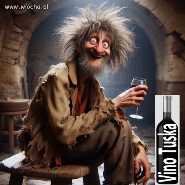 Popularne wino Kaczynskiego i elektoratu PiSu...
