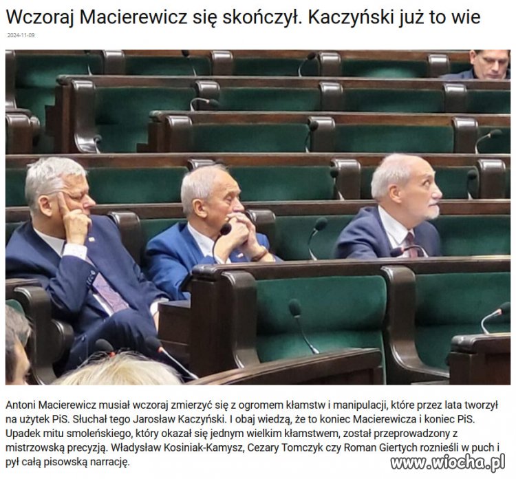 To koniec Macierewicza i mitu smolenskiego PiSu!