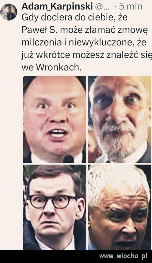 Szopa wam się sypie, panowie !