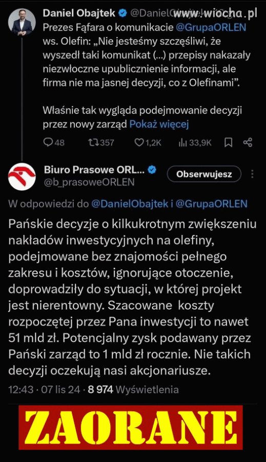 Osrajtek zaorany koncertowo