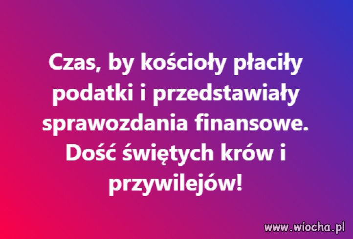 Już najwyższy czas !