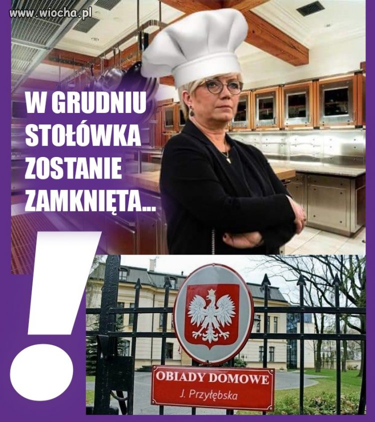 W grudniu stołówka zostanie zamknięta ...