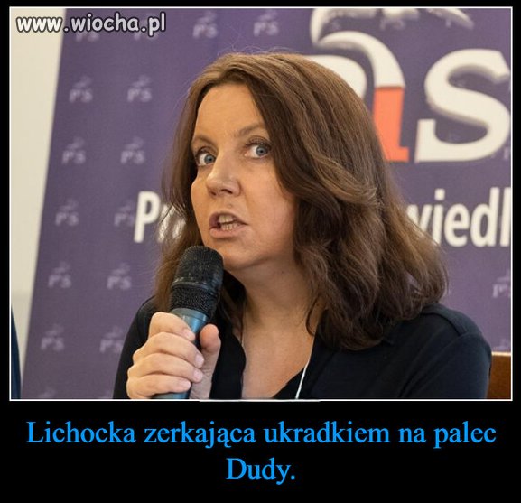 Lichocka ma nadzieję, że to przypadek