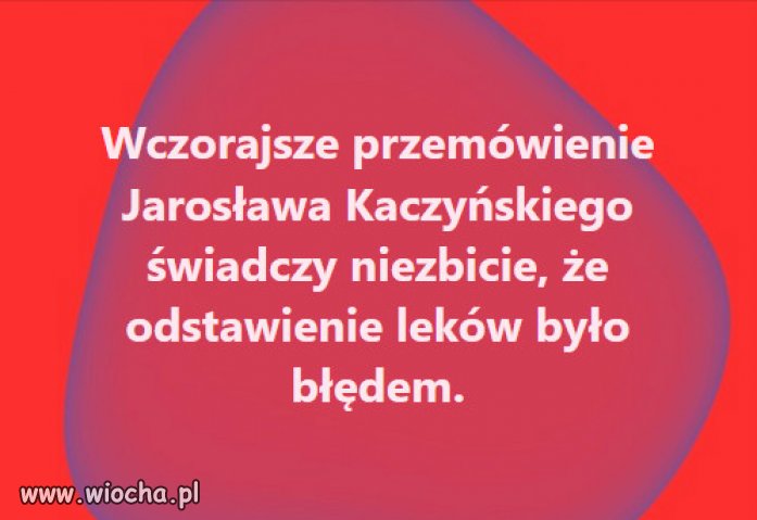 Starość senilnego Kaczyńskiego, to już nie radość!