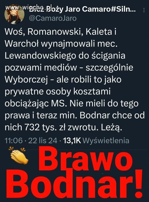 I tak trzymać