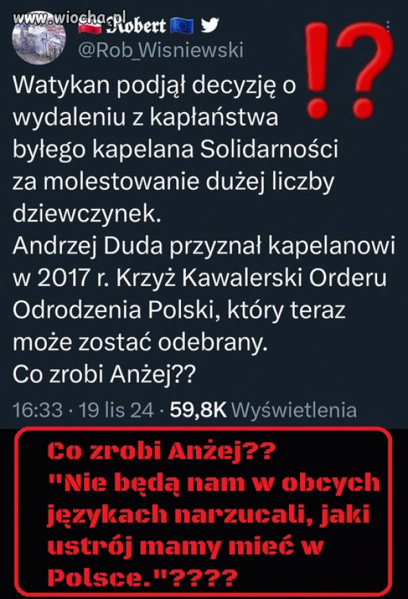 Co zrobi Anżej?