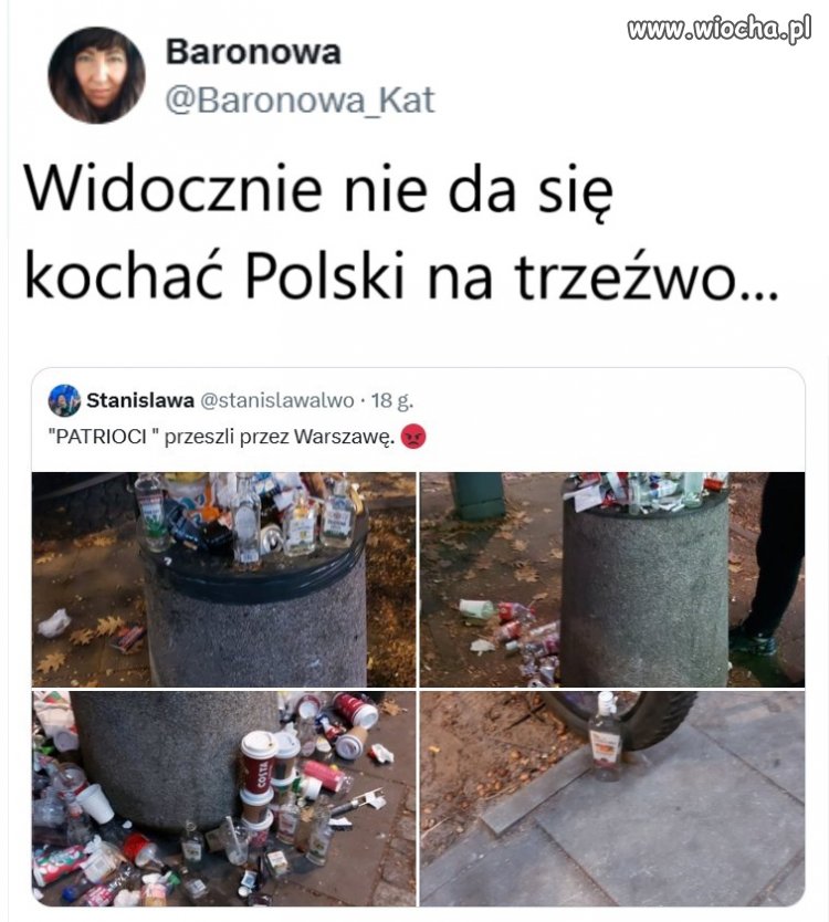 Patriotyzm tak samo prostacki jak i polski katolicyzm