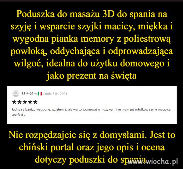 Także wziąłem by ulżyć szyjce macicy