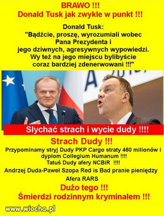 Brawo Donald Tusk !!!