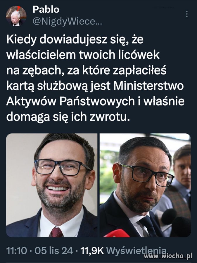 I czym on będzie przeżuwał to więzienne żarcie?