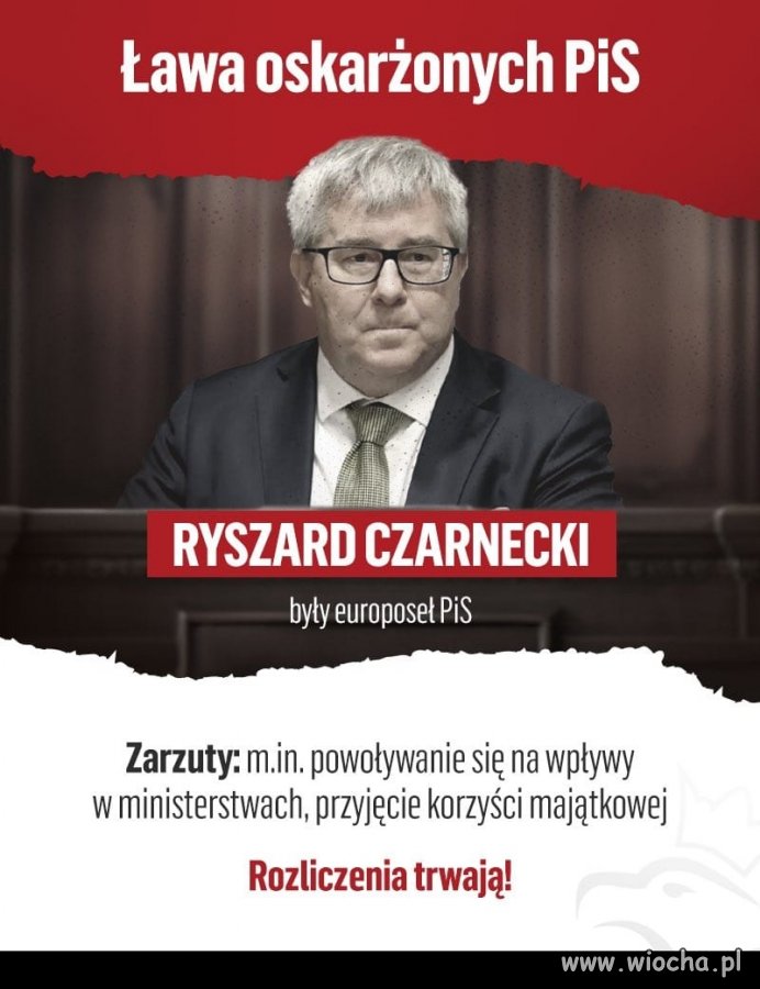 Ryśkowi grozi nawet 15 lat więzienia!