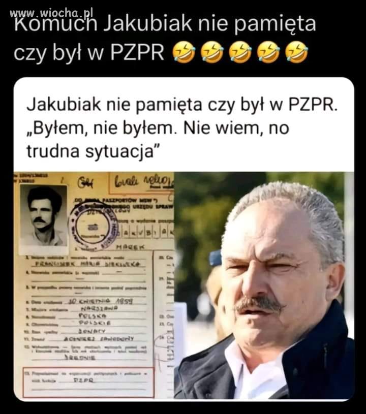 Komusza amnezja.