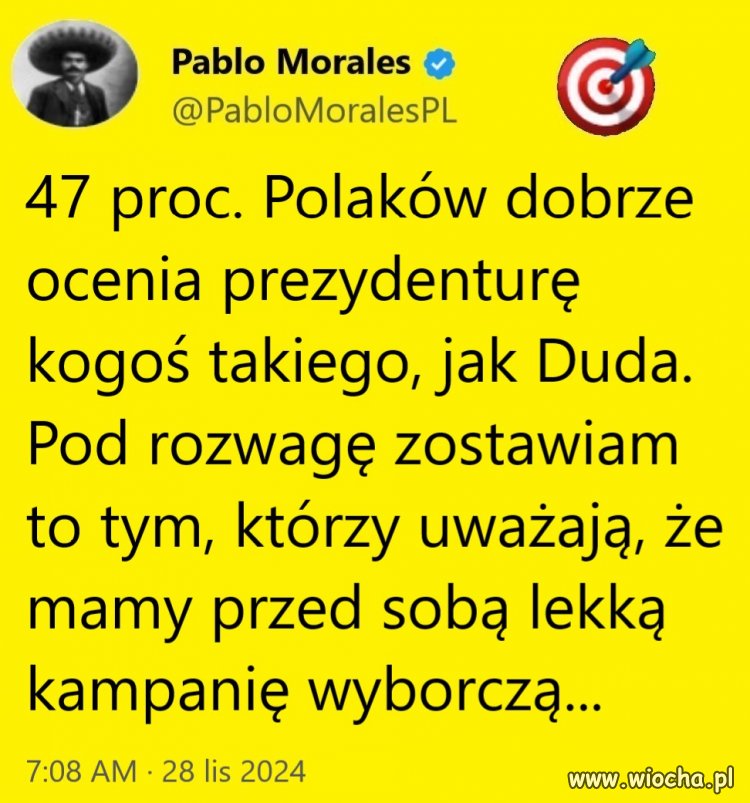  U schyłku swojej prezydentury Lech Kaczyński miał poparcie na 15%. 