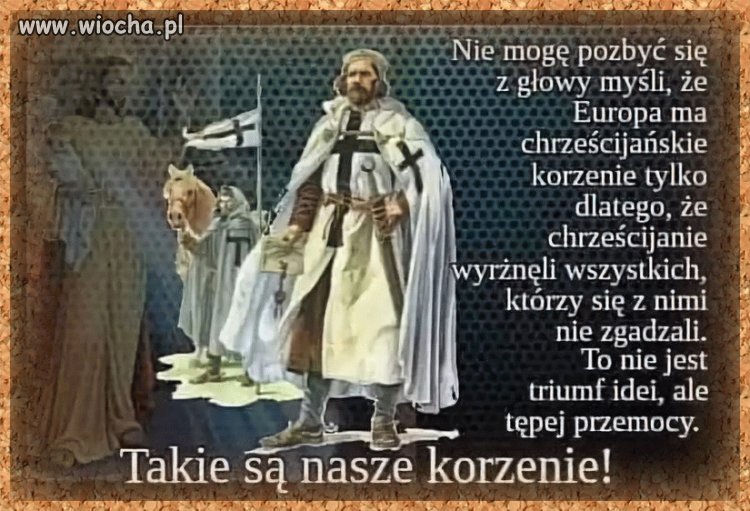 Żadne chrześcijańskie korzenie