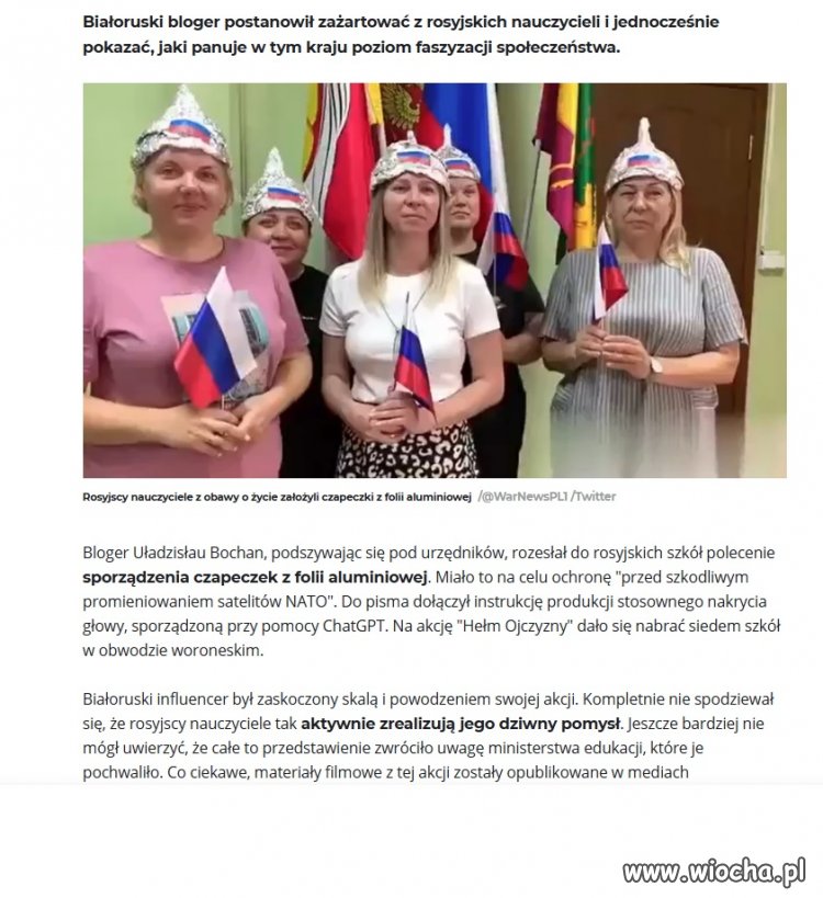 Żart Białoruskiego blogera 