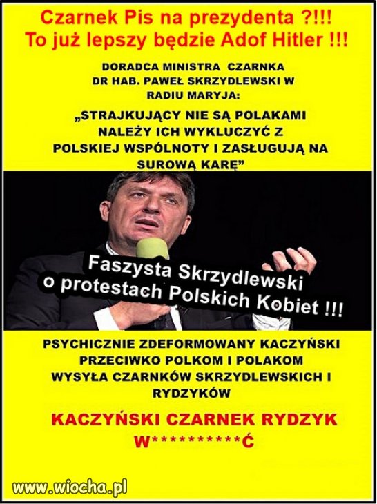Rydzyk i sekta kosciola, chce wlasnego pRezydenta!
