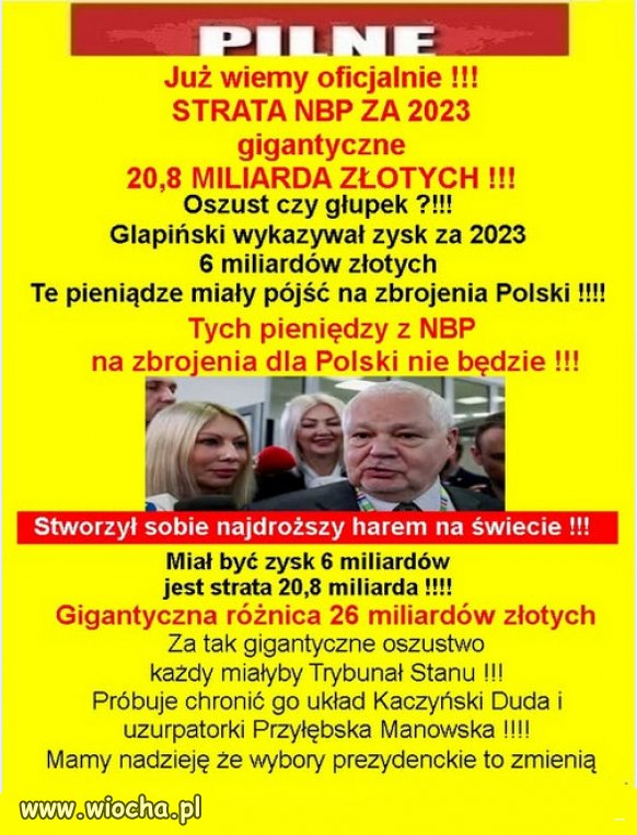 Jeden z ostatnich nieudacznikow Kaczynskiego...