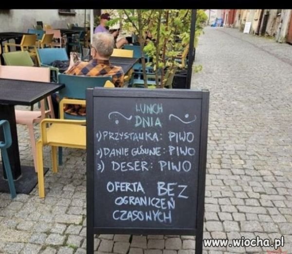 Idealne menu.