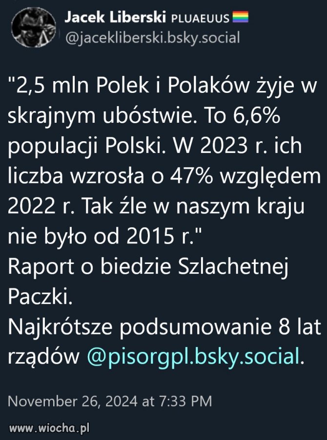 Zaraz będzie spin, że z jakiegoś powodu i to jest winą Tuska
