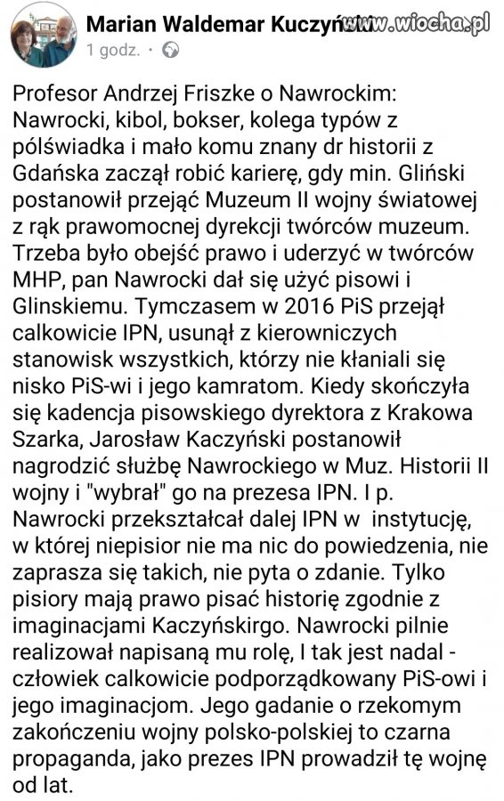 Bezpartyjny, ale dostanie ode mnie 8 gwiazdek.
