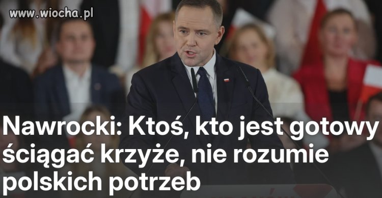 Krzyży to potrzebują katolicy