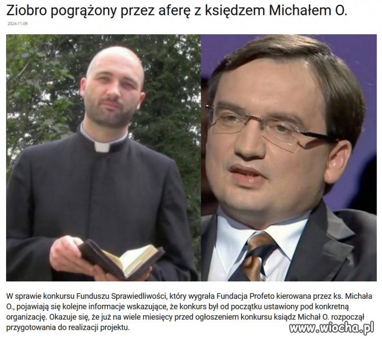 Za wszystko odpowiada Zbigniew Ziobro. To jego koniec.