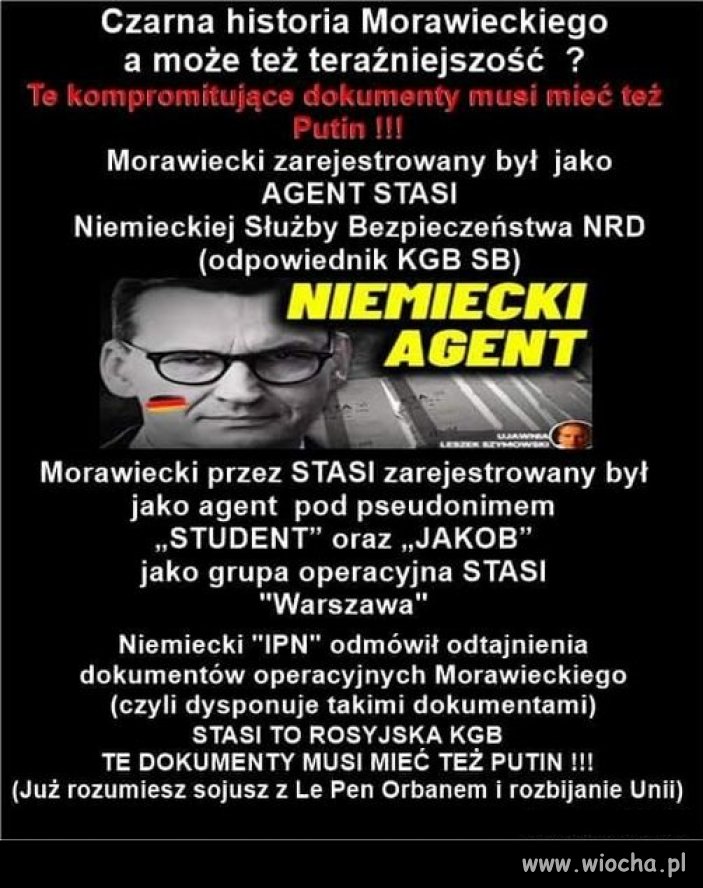 Stary M. agentem rosji, a młody agentem NRD ...