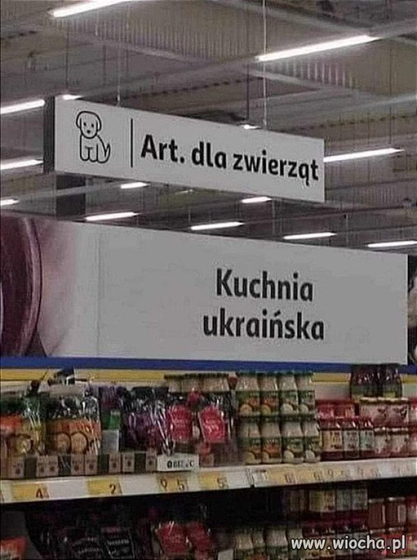 W jednym ze sklepów.
