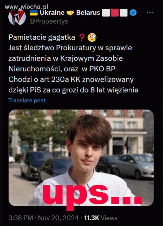 Oskarek ma kłopoty