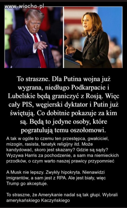 Polska ma Dudę i Kaczyńskiego a USA ma Trumpa...