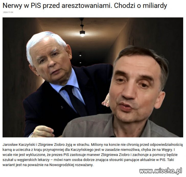 PiS powoli się rozpada a liderzy śpią bardzo niespokojnie.