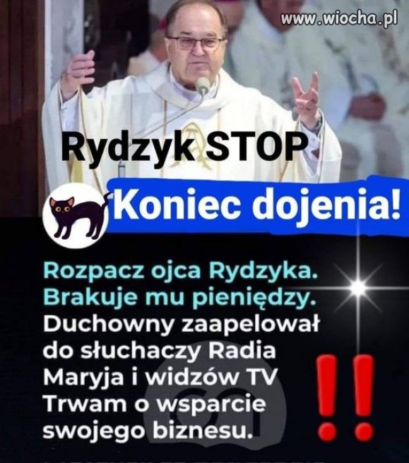 Wystarczyło go odciąć od państwowych pieniędzy ...