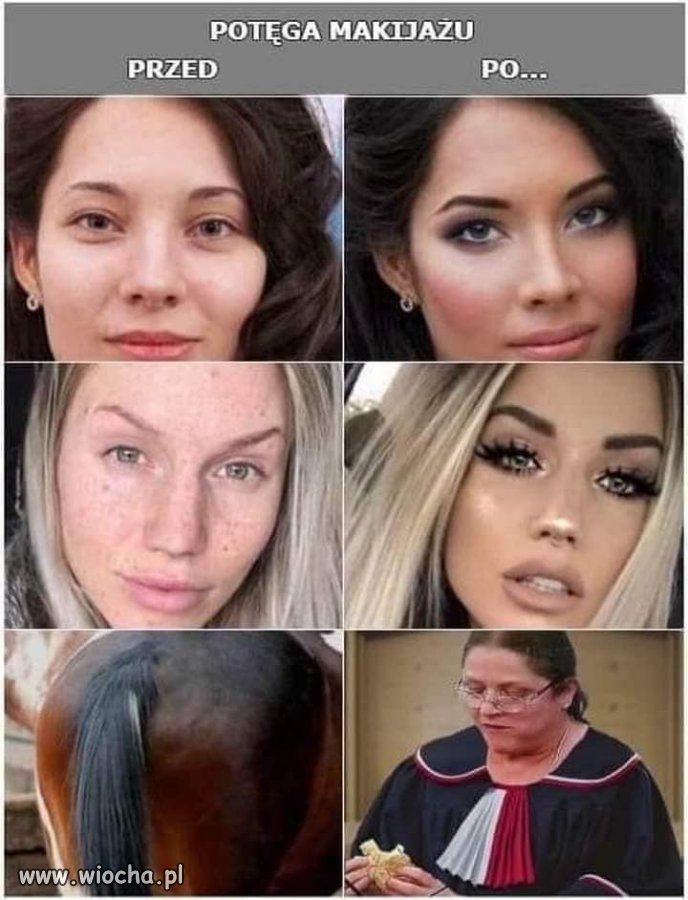 Potęga makijażu ...