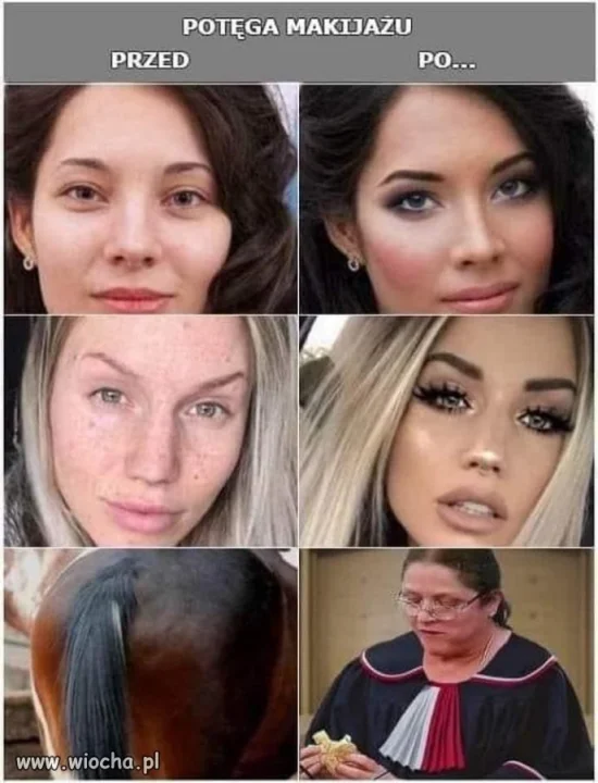 Potęga makijażu ...