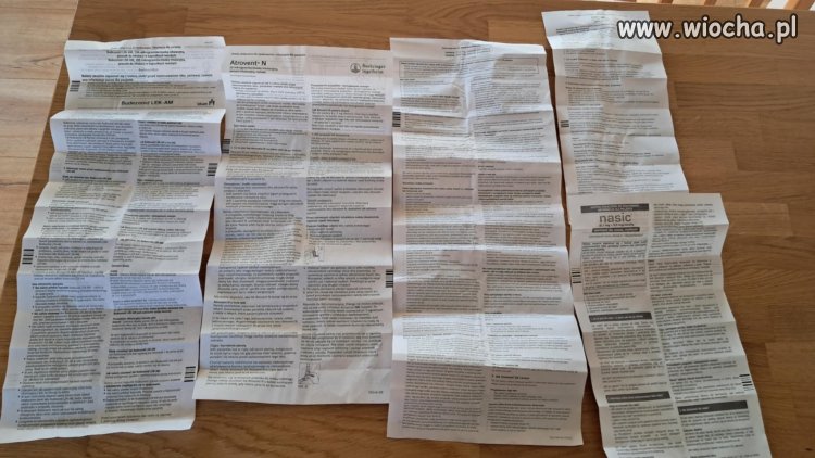 Nim przeczytałem ulotki z lekarstw to zdążyłem wyzdrowieć